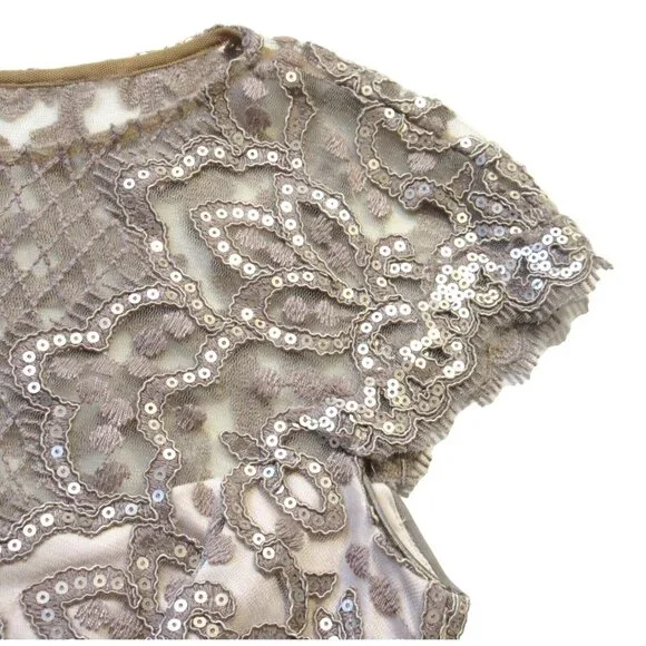 tadashi shoji miranda sequin embroidered dress Miranda Sequin Embroidered Gown – Tadashi Shoji Official Online Boutique main image 0